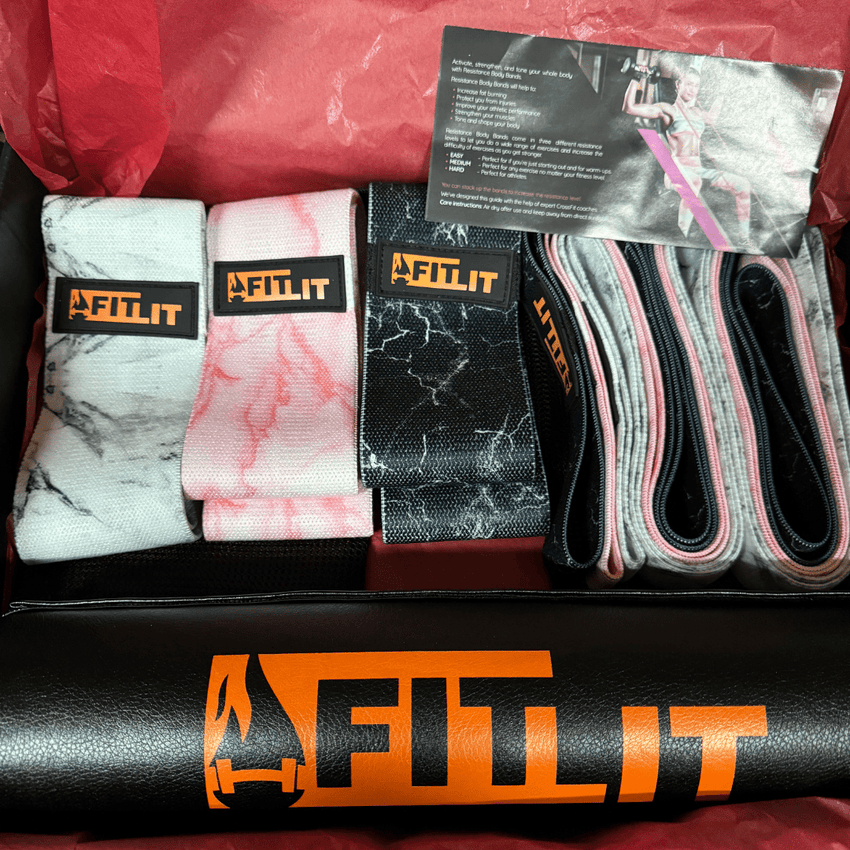 Mother's day Resistance bands Barbell pad fitness bundle gift Box set