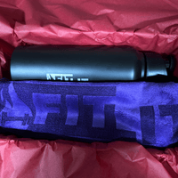 Gym towel and bottle set