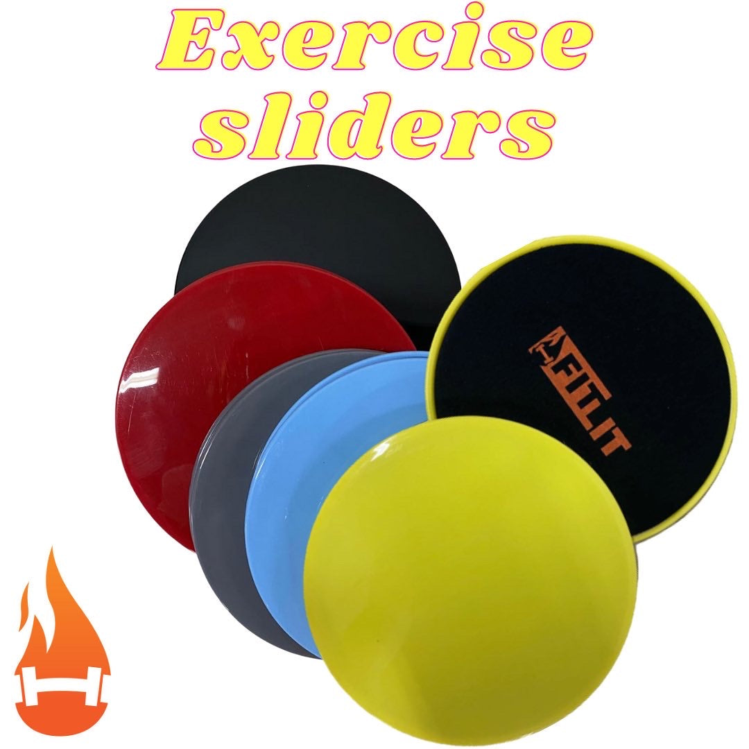 2PCS Workout Sliders Fitness Gym Exercise Trainer - FITLIT