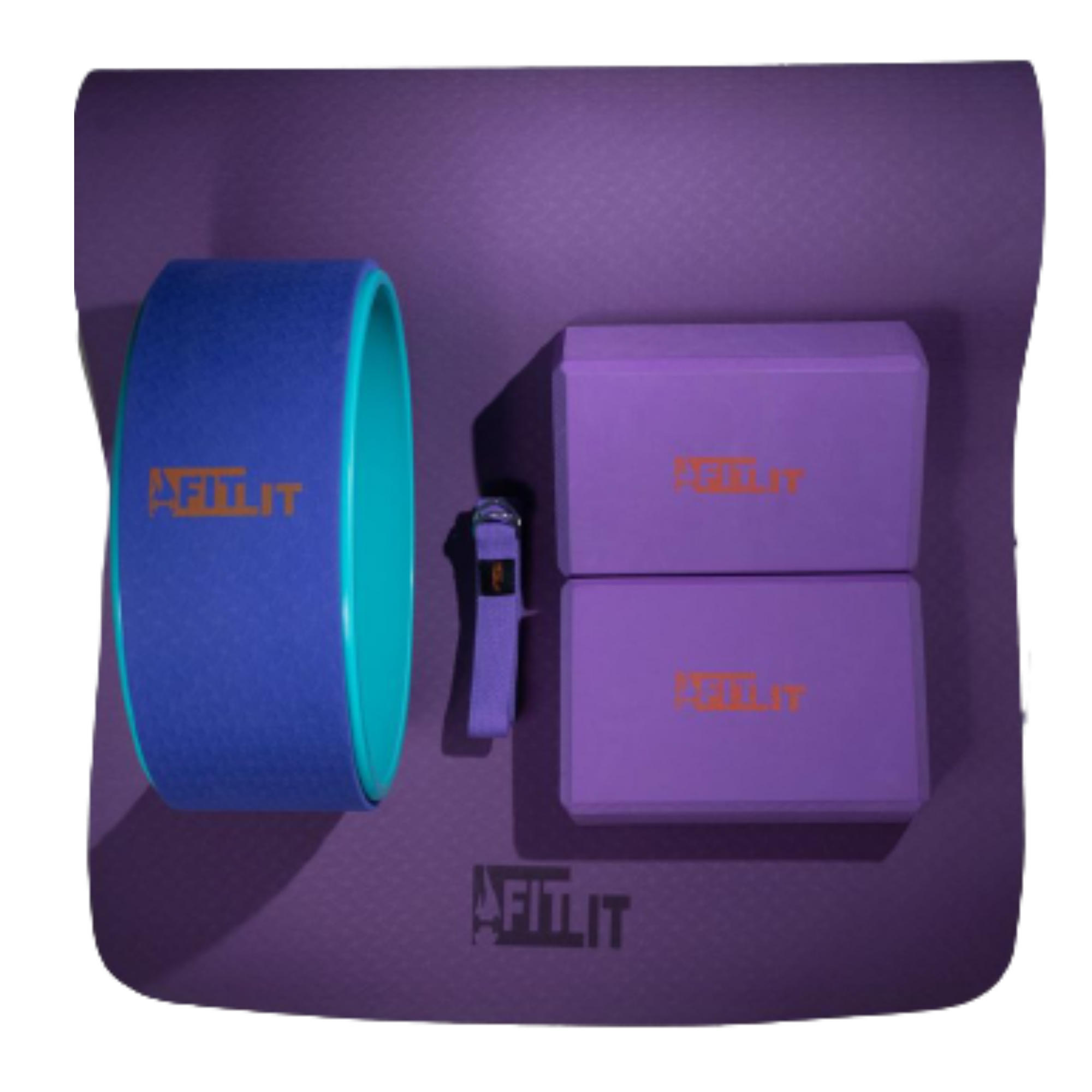 Ultimate Yoga Starter Kit Bundle Purple